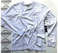 Long Sleeve Alpha Industries Blood Chit (WHITE)